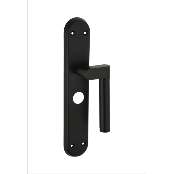 French Door Lock Handle - L-003 Black Finish