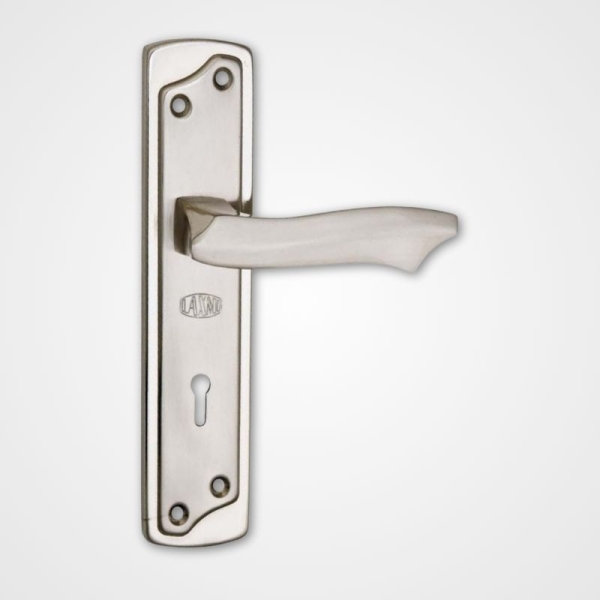 Mortice Handle A-77 – 7.5 Zinc Handle with Steel Plate – SS Antique Brown P.C. Finish