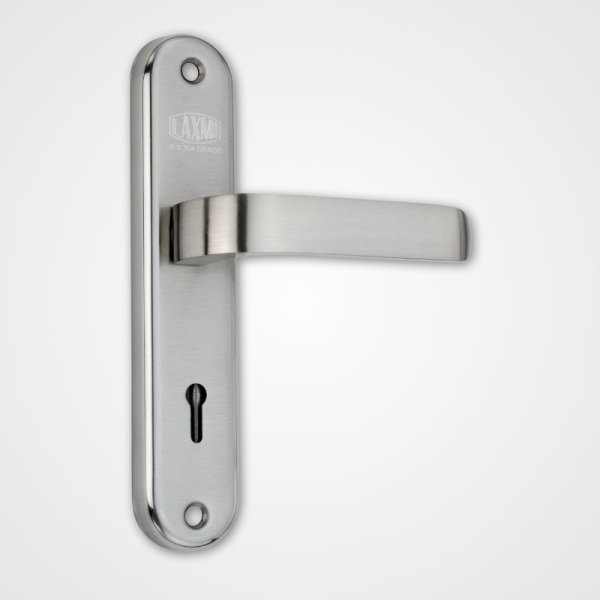 Mortice Handle A-SS-Altis – 8 Zinc Handle with S.S.304 Stainless Steel Plate – Antique S.S. Finish