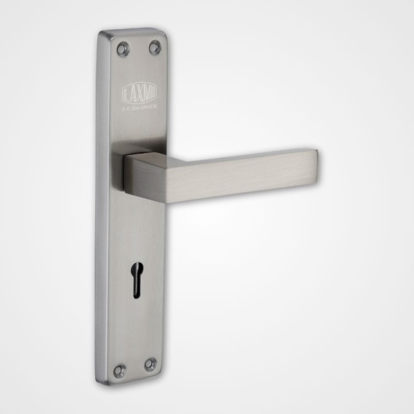 Mortice Handle A-SS-Amaze – 8 Zinc Handle with S.S.304 Plate – Antique Stainless Steel Finish