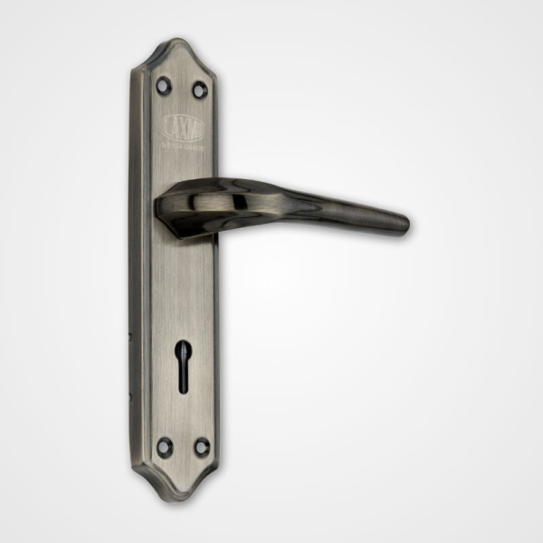 Mortice Handle A-SS-Magnum – 7.5 Zinc Handle with S.S.304 Plate – Antique Stainless Steel Finish