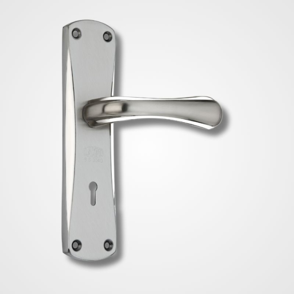 Mortice Handle A-SS-Royal – 8 Zinc Handle with S.S.304 Stainless Steel Plate – Antique S.S. Finish