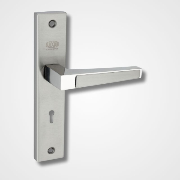 Mortice Handle A-SS-Sigma – 8 S.S.304 Stainless Steel Handle & Plate – Antique Stainless Steel Finish