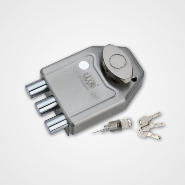 Tri Bolt Lock – 1CK – Stainless Steel | Antique Finish – Heavy Duty Main Door Lock