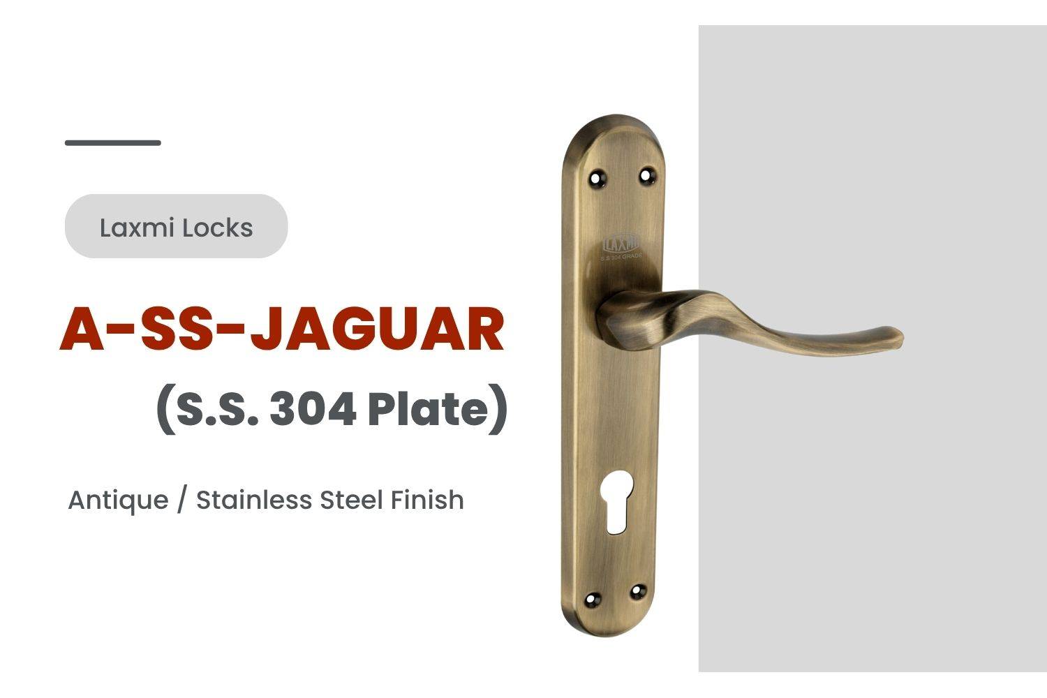 Mortice Hamdle A-SS-JAGUAR by Laxmi Locks